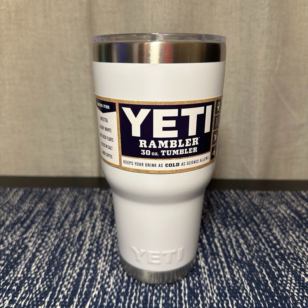 Yeti Rambler 30 oz Tumbler White